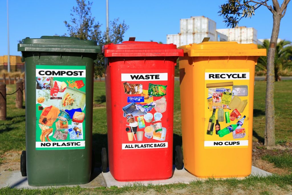 Eco Sorting Recycling Bin Set
