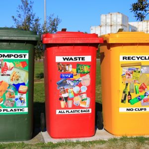 Eco Sorting Recycling Bin Set